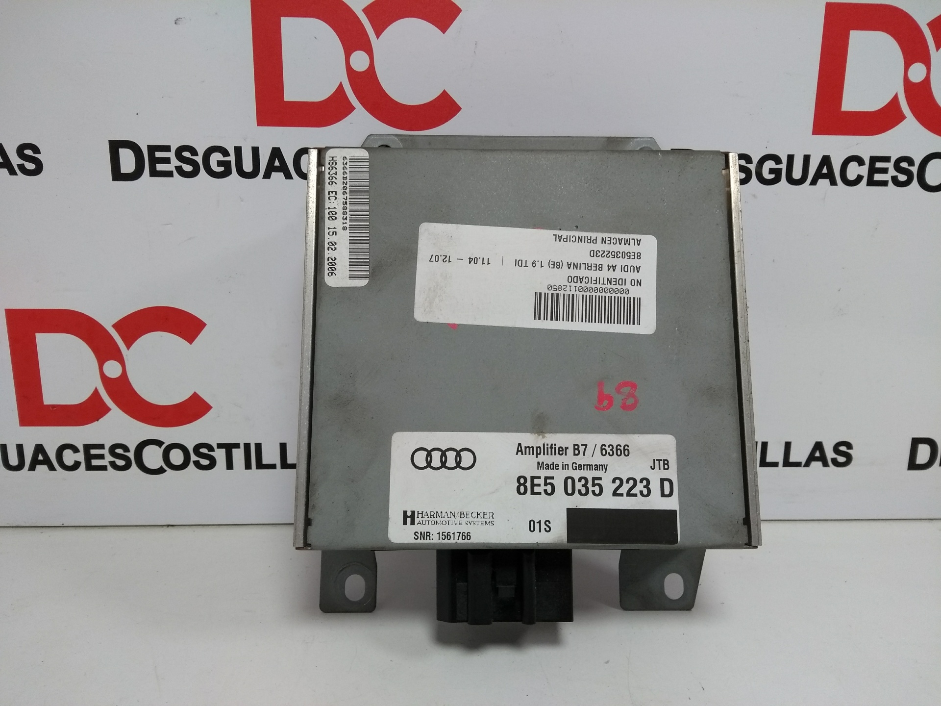 AUDI A4 B6/8E (2000-2005) Other part 8E5035223D 20061131