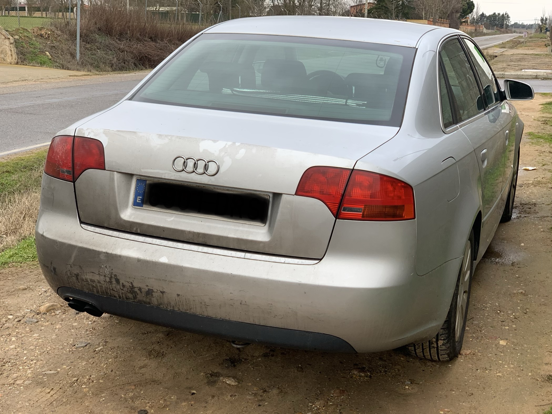 AUDI A4 B6/8E (2000-2005) Bakre högra dörrens yttre handtag GRISPLATA 20062515