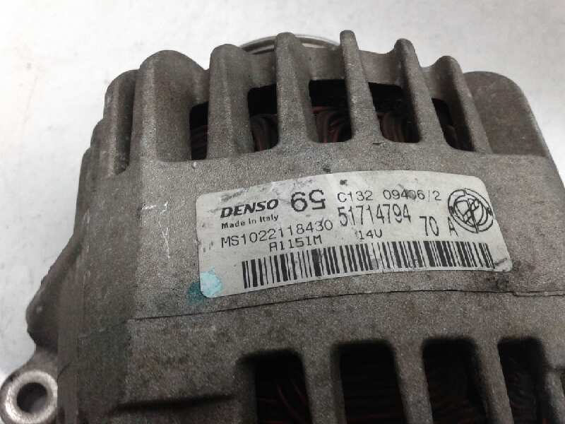 FIAT Grande Punto 1 generation (2006-2008) Alternator 51714794, MS1022118430, A115IM 18347662