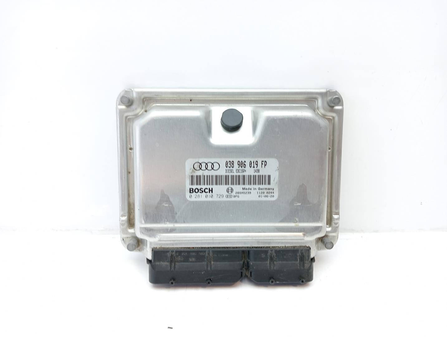 AUDI A4 B6/8E (2000-2005) Moottorin ohjausyksikkö ECU 038906019FP,0281010729 22706866