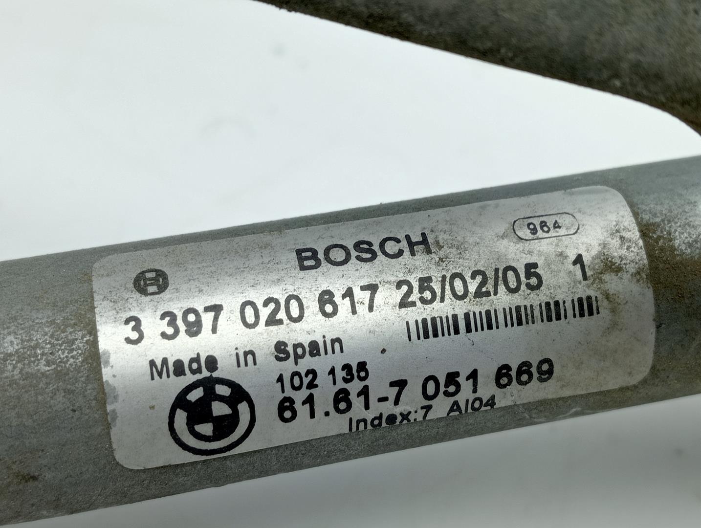 BMW X3 E83 (2003-2010) Priekinių valytuvų mechanizmas (trapecija) 61617051669 22329624