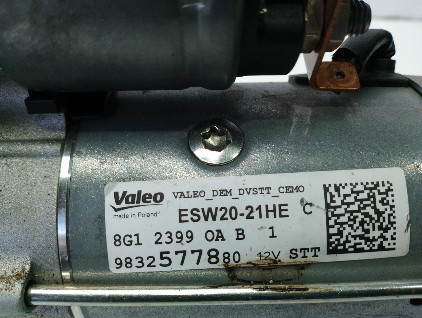 CITROËN C5 AirCross 1 generation (2017-2024) Starter Motor 9832577880, 8G12399OAB1, ESW2021HE 24006399