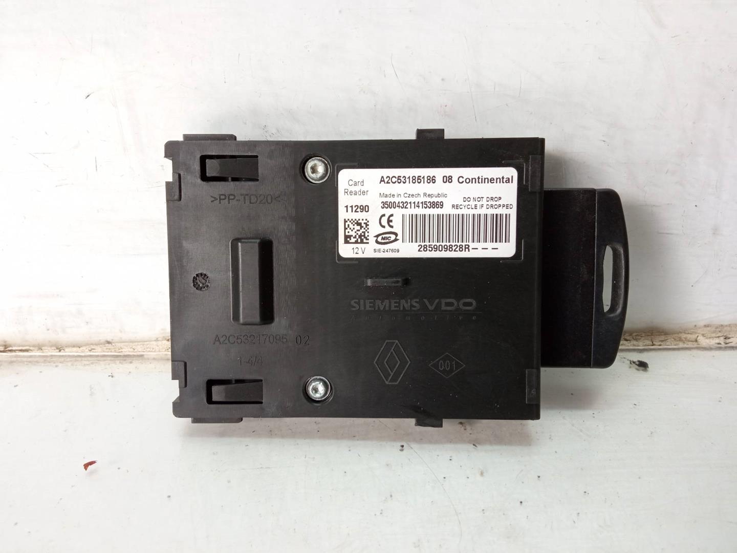 RENAULT Laguna 3 generation (2007-2015) Immobiliser control unit 285909828R, A2C53185186 18445728