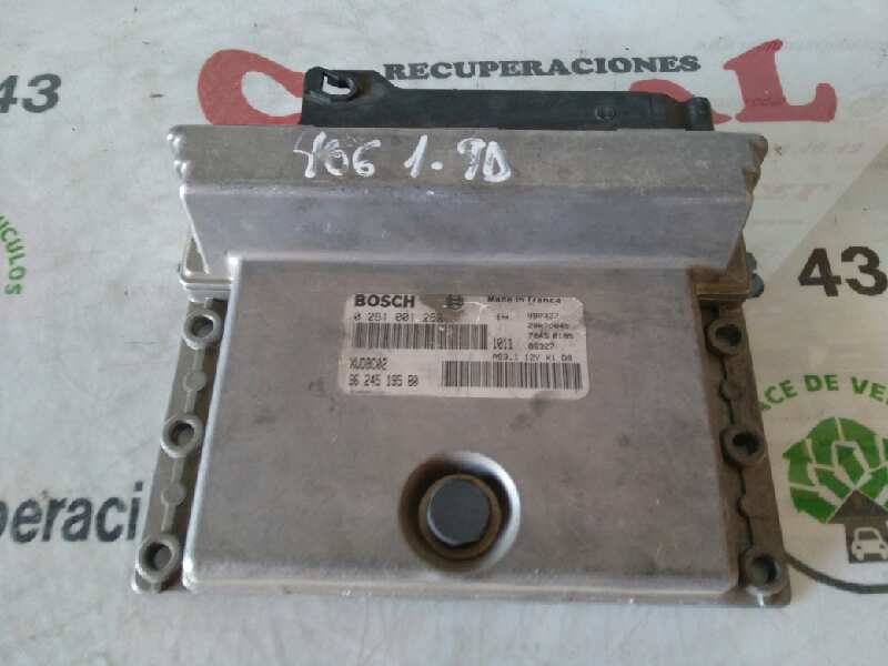 MASERATI 406 1 generation (1995-2004) Motorkontrollenhet ECU 0281001262, XUDBC02, 9624519580 18357446