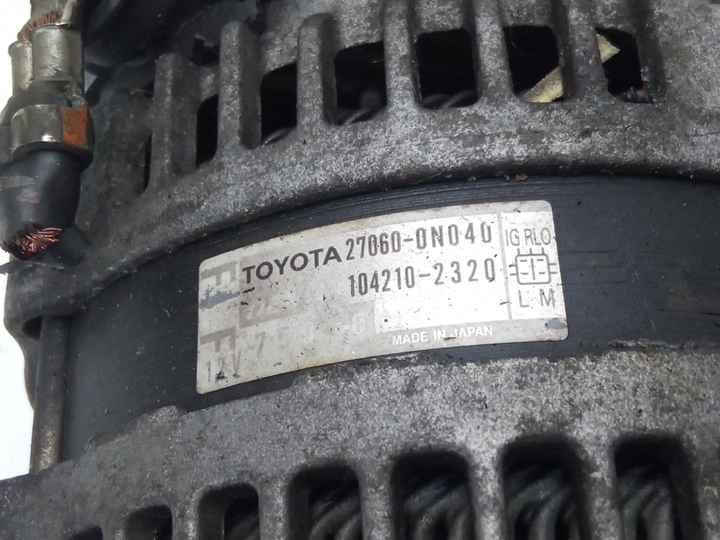 TOYOTA Yaris 2 generation (2005-2012) Генератор 270600N040 22706675