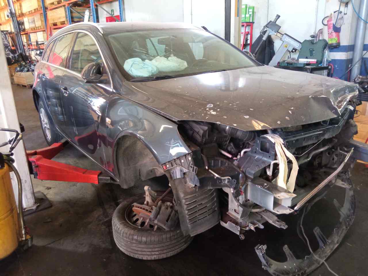 OPEL Insignia A (2008-2016) Galinių dešinių durų stiklo pakelėjas 13302442 22707087