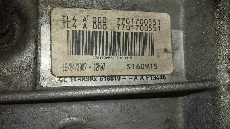 RENAULT Scenic 2 generation (2003-2010) Gearbox TL4A000 18345732