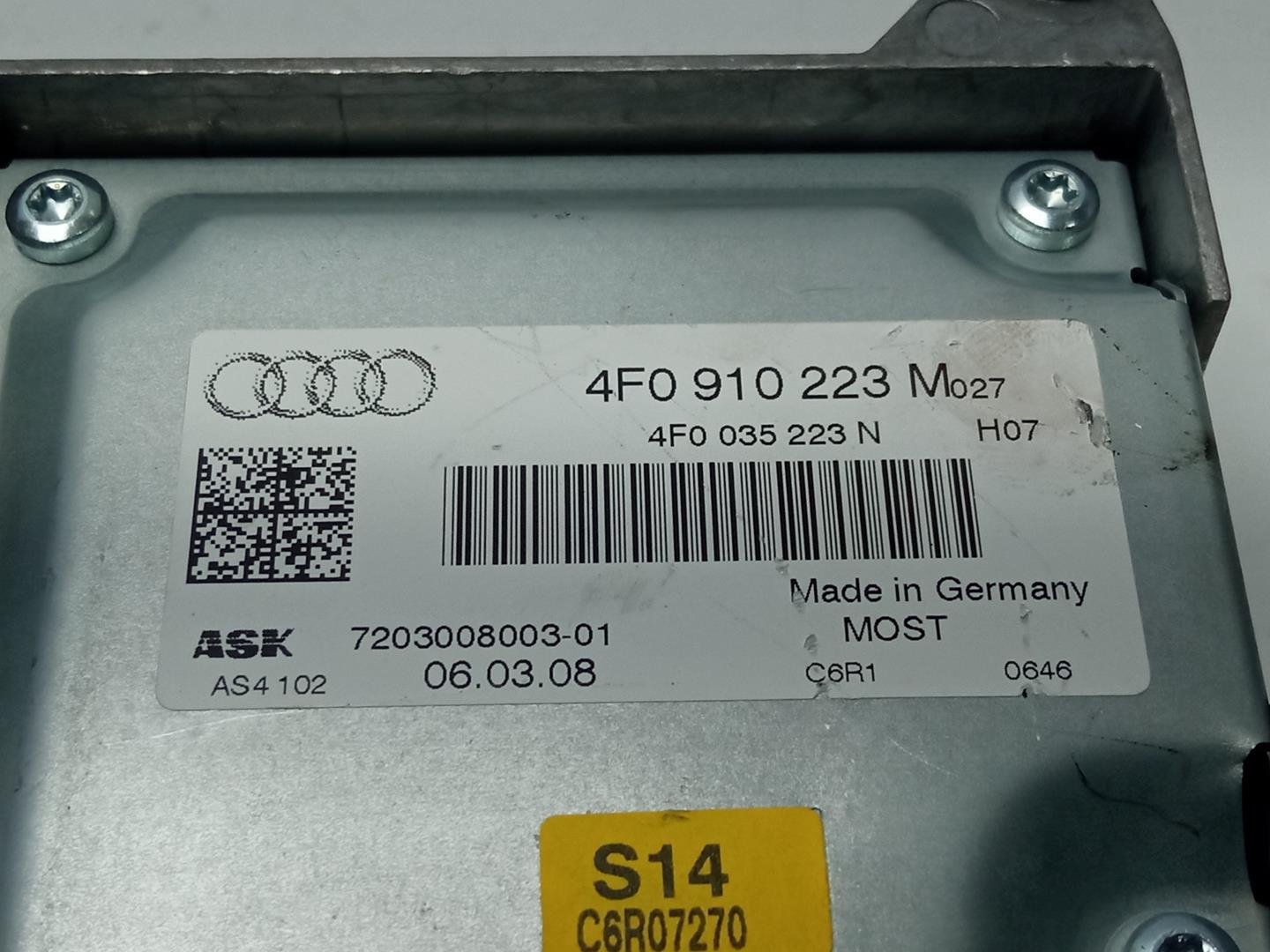 AUDI A6 allroad C6 (2006-2011) Другие блоки управления 4F0910223, 4F0910223M 18477610