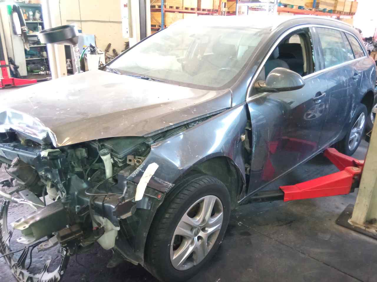 OPEL Insignia A (2008-2016) Galinių dešinių durų stiklo pakelėjas 13302442 22707087