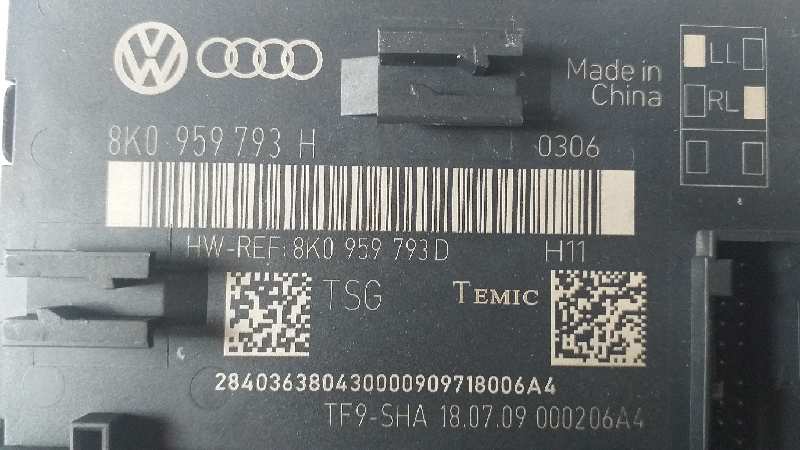 AUDI A5 8T (2007-2016) Comfort Control Unit 8K0959793H,8K0959793D 22437446