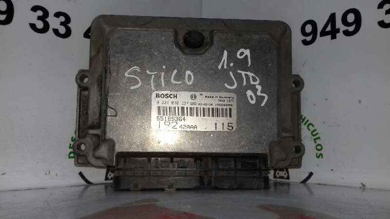 FIAT Stilo 1 generation (2001-2010) Блок управления двигателем 0281010337,55185364 18359352