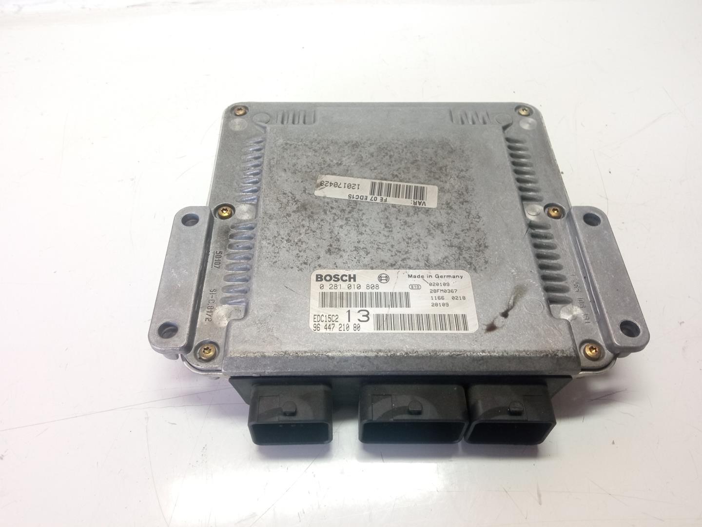 BMW C5 1 generation (2001-2008) Calculateur d'unité de commande du moteur 9644721080, 0281010808 18464406