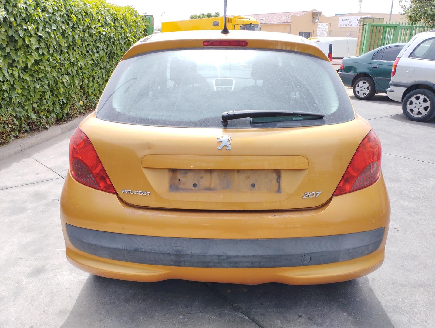 PEUGEOT 207 1 generation (2006-2009) Bara de protecție spate 7410Z5 22705480