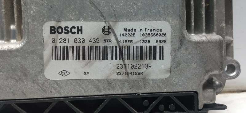 RENAULT Clio 3 generation (2005-2012) Motorkontrolenhed ECU 237102213R,0281030439 18432815