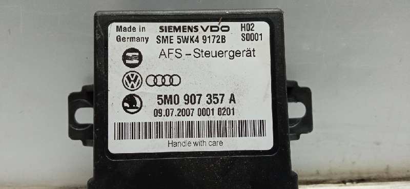 SKODA Superb 2 generation (2008-2015) Unitate de control faruri 5M0907357A 24453281