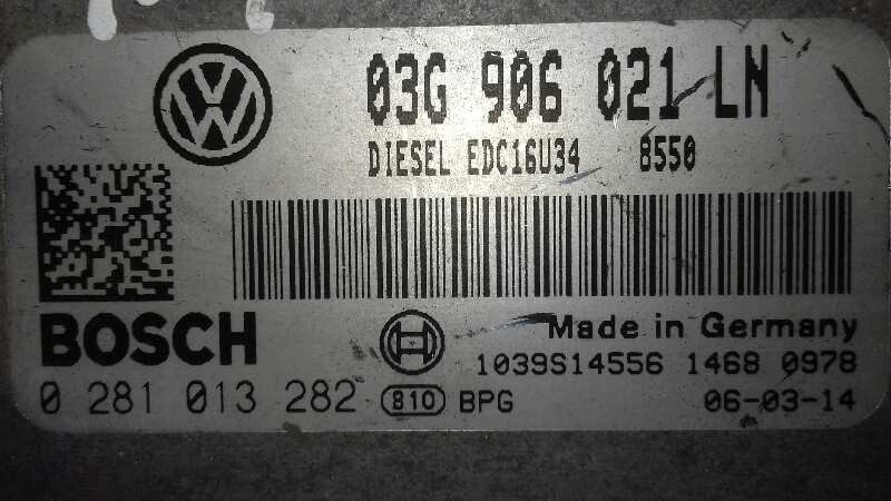 OPEL Toledo 3 generation (2004-2010) Motora vadības bloks 0281013282, 03G906021LN 18359345