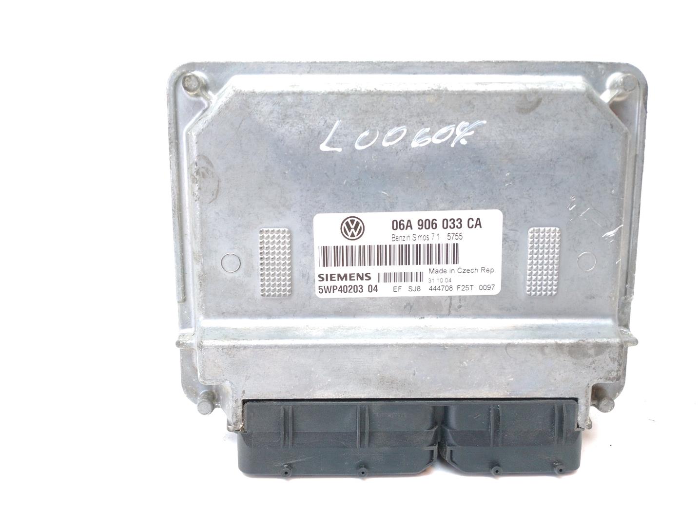 VOLKSWAGEN Golf 5 generation (2003-2009) Motorkontrolenhed ECU 06A906033CA 18487549