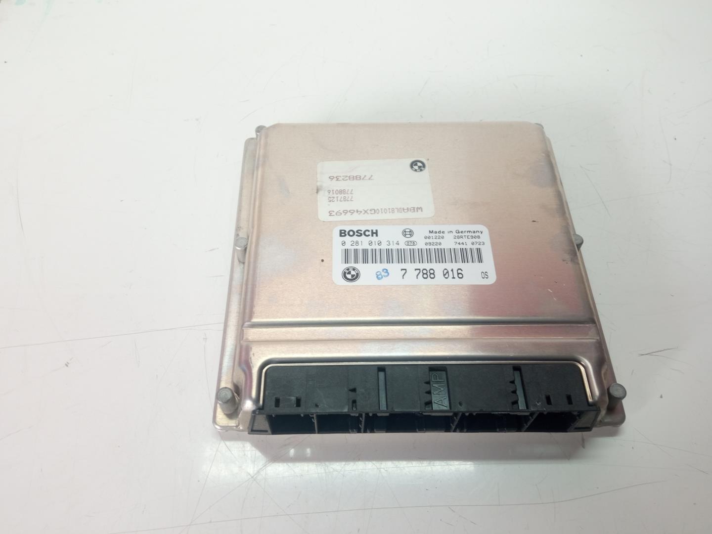 BMW 7 Series E65/E66 (2001-2008) Moottorin ohjausyksikkö ECU 0281010314,7788016 18464401