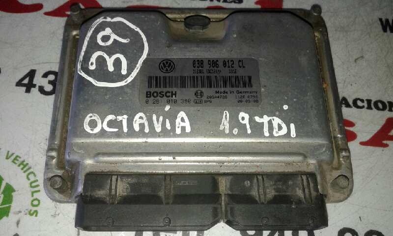 VAUXHALL Octavia 1 generation (1996-2010) Engine Control Unit ECU 038906012CL, 0281010380 18358485