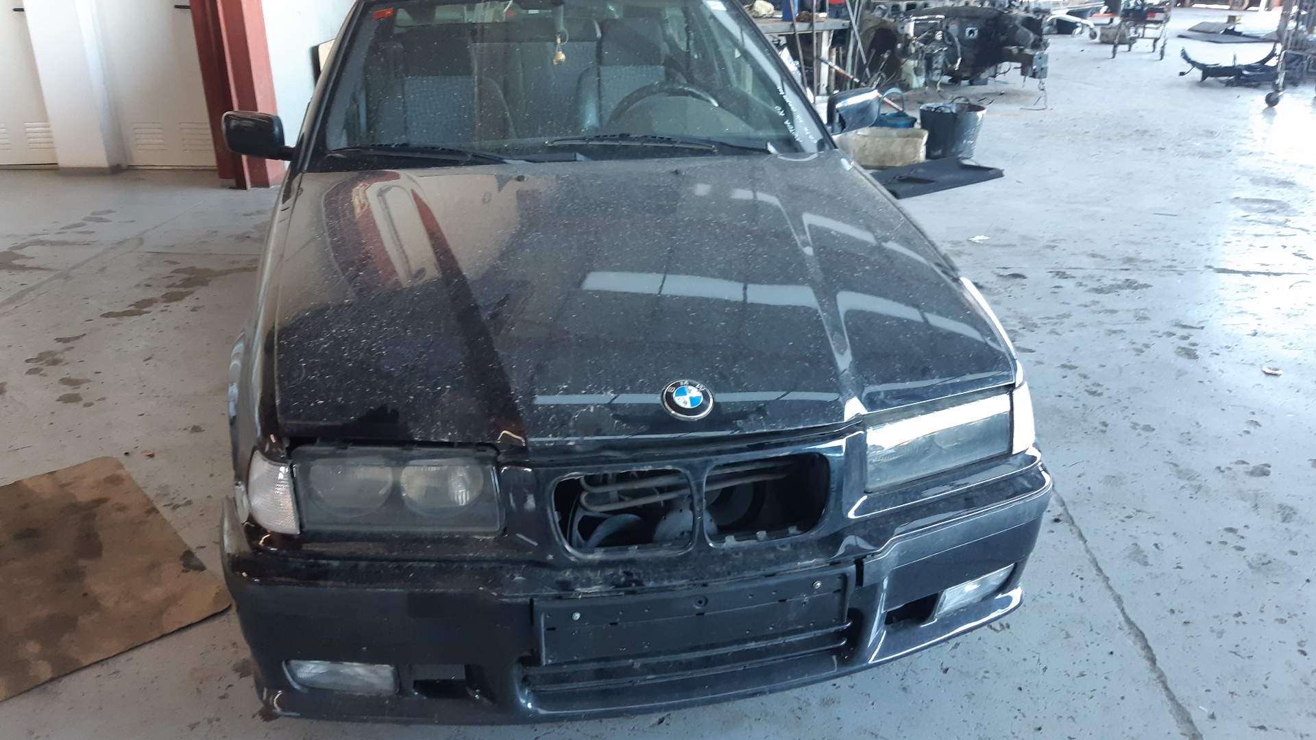 BMW 3 Series E36 (1990-2000) Бампер задний NEGRO 23666153