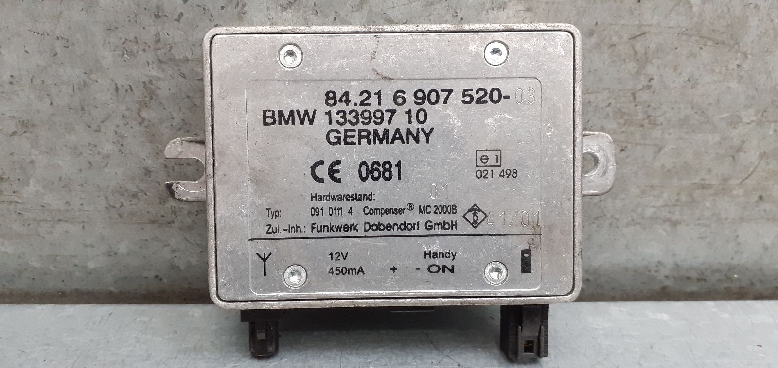 BMW X5 E53 (1999-2006) Kiti valdymo blokai 84216907520, 133997 24082942