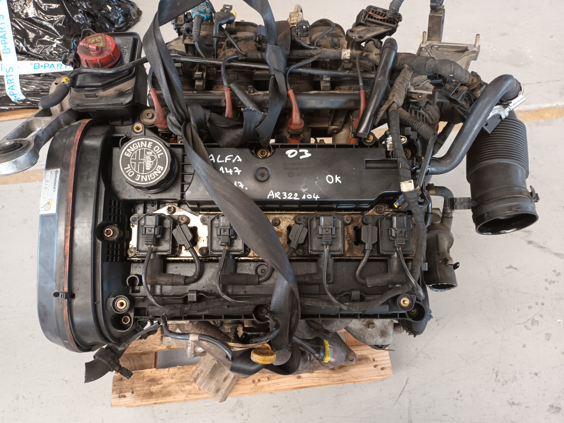 ALFA ROMEO 147 2 generation (2004-2010) Engine AR32104 24535084