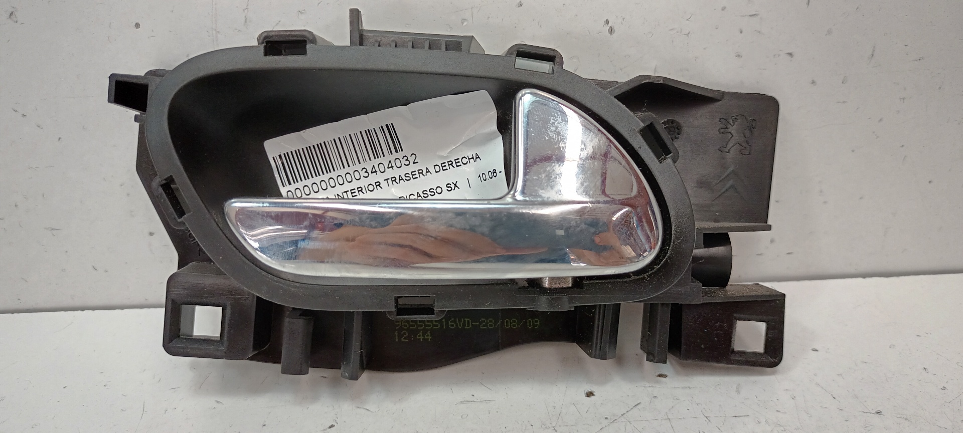 CITROËN C4 Picasso 1 generation (2006-2013) Right Rear Internal Opening Handle 96555516VD, CROMADA 22328228