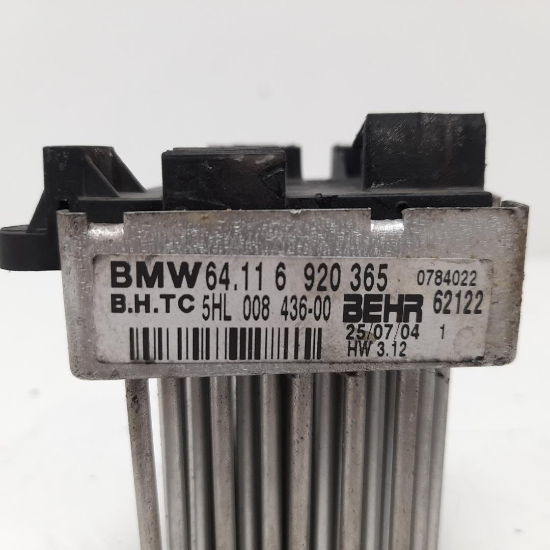 BMW 3 Series E46 (1997-2006) Interior Heater Resistor 64116920365, 5HL00843600 22034805