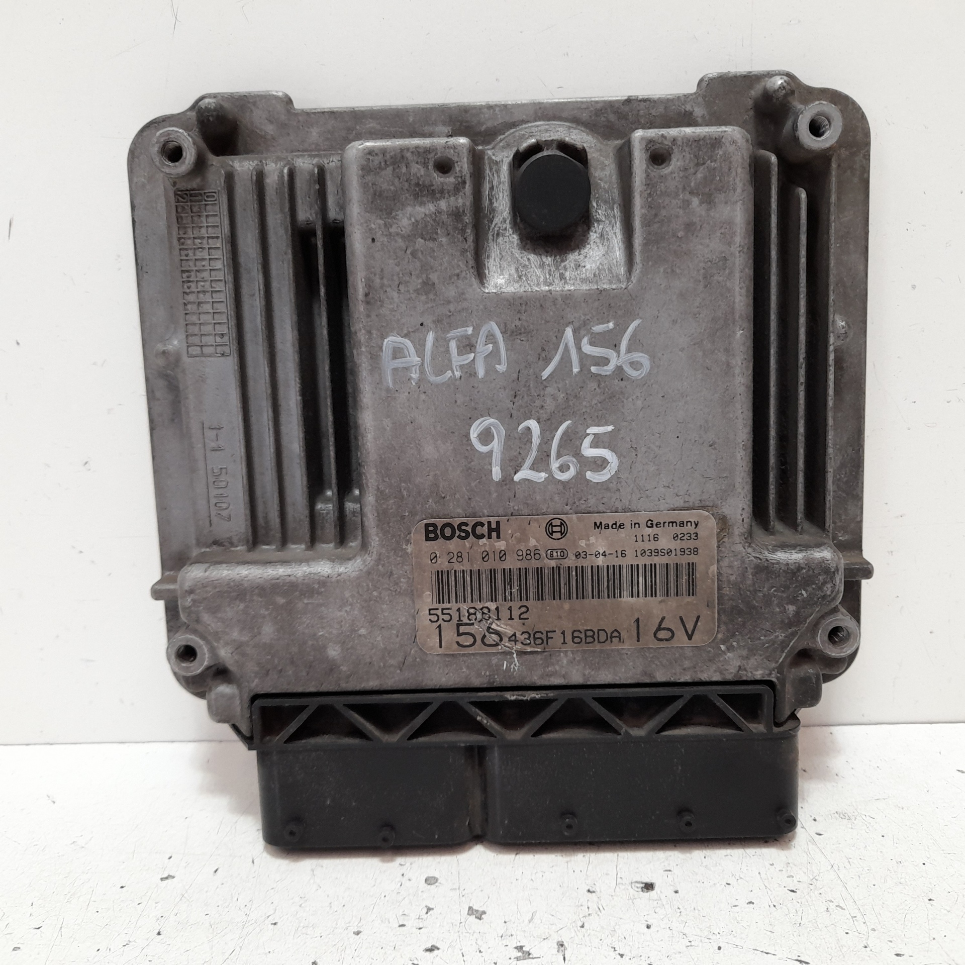 ALFA ROMEO 156 932 (1997-2007) Блок управления двигателем 55188112 22601786