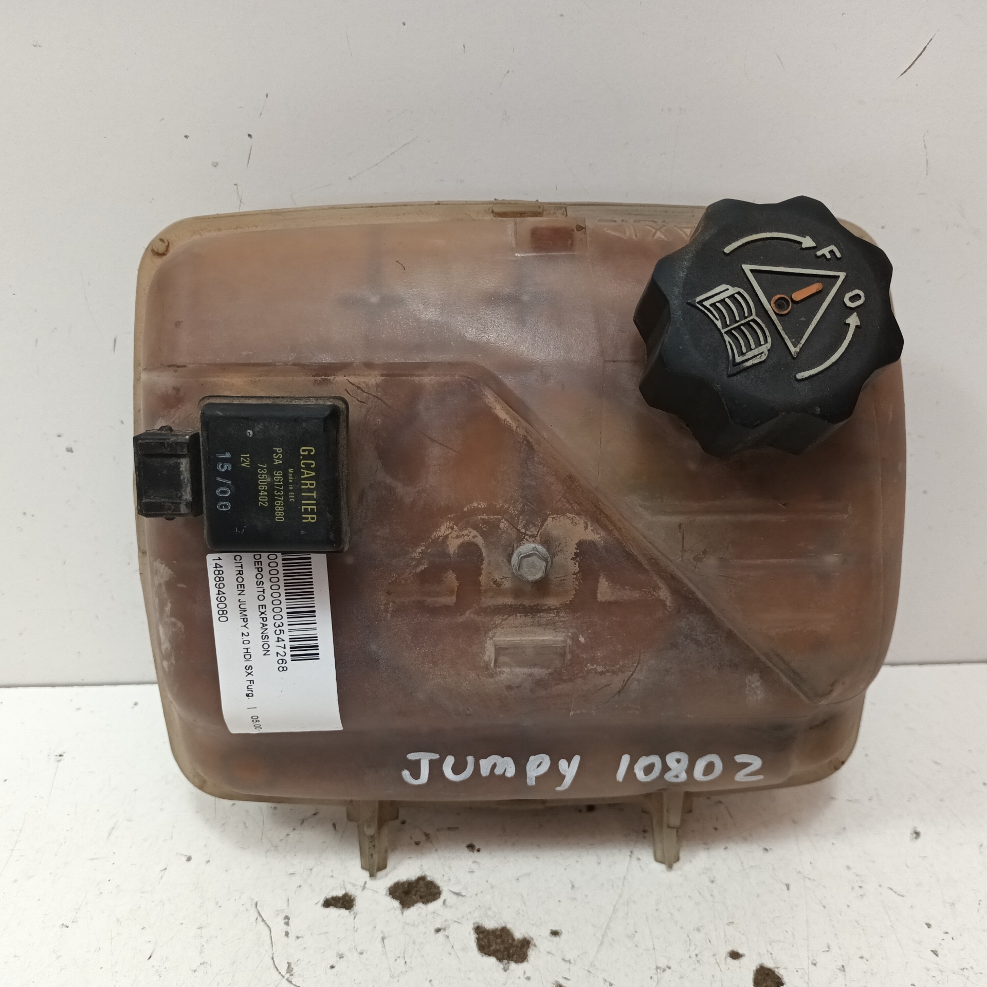 CITROËN Jumpy 1 generation (1994-2006) Išsiplėtimo bakelis 1488949080 22776576