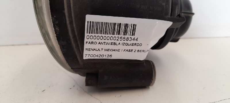 RENAULT Megane 1 generation (1995-2003) Левая противотуманка переднего бампера 7700420126, 67736890 24091687