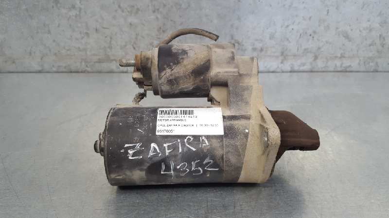 OPEL Zafira A (1999-2003) Starter Motor 93176051, 0001107077 24050220