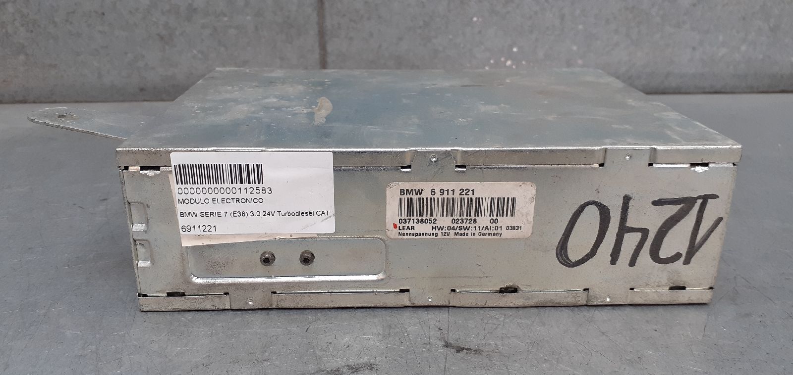 BMW 7 Series E38 (1994-2001) Other Control Units 6911221 24120987