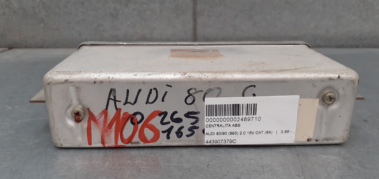 AUDI 80 B4 (1991-1996) ABS blokas 443907379C, 0265100037 24080800