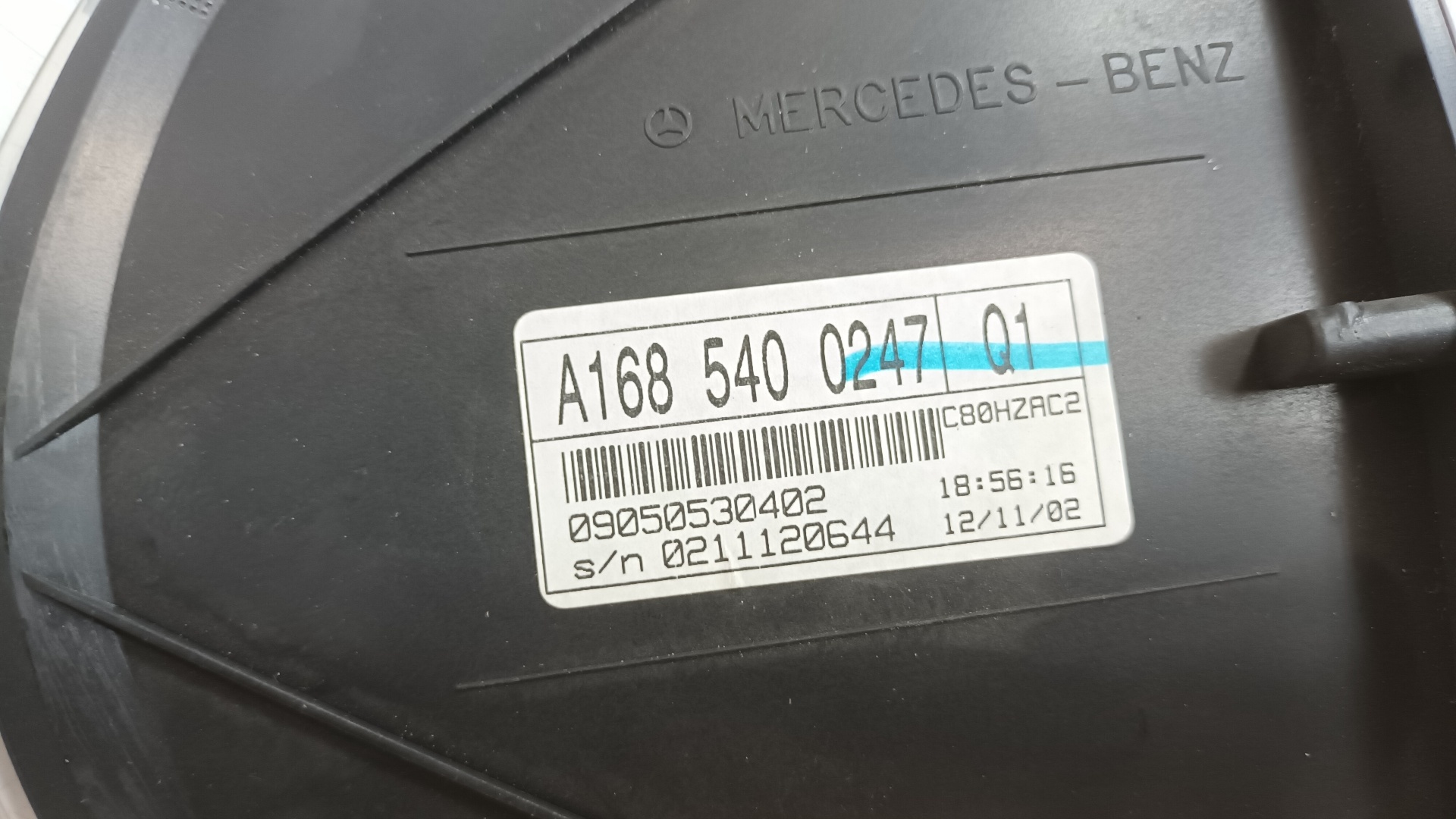 MERCEDES-BENZ A-Class W168 (1997-2004) Speedometer A1685400247 24538061