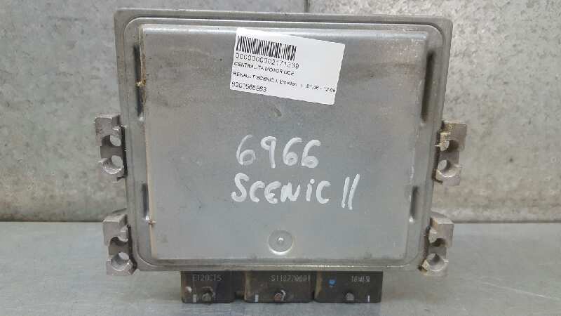 RENAULT Scenic 2 generation (2003-2010) Variklio kompiuteris 8200565863, S122326109A 24075026