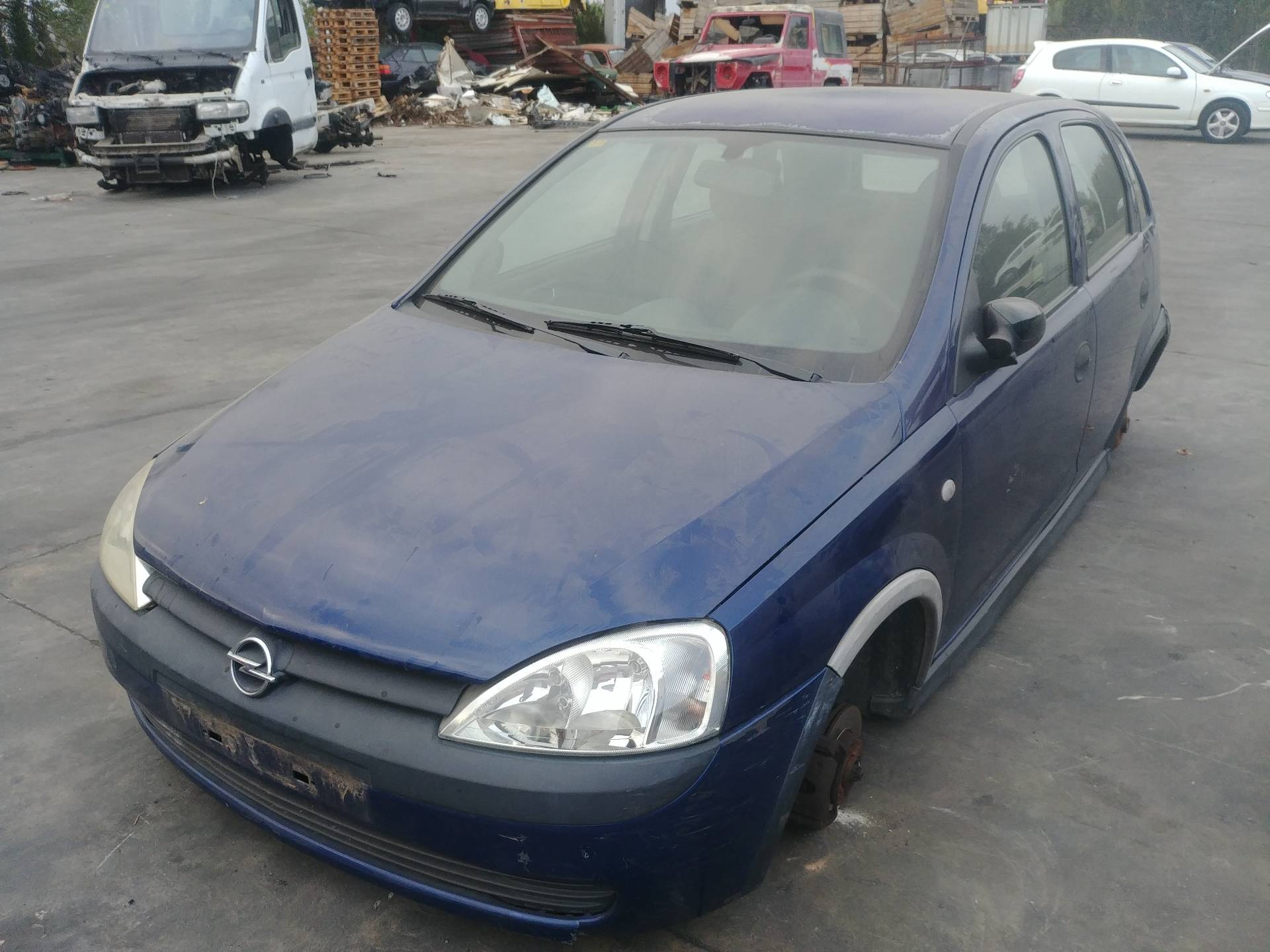 OPEL Corsa C (2000-2006) Замок задней левой двери 24414134 19113220