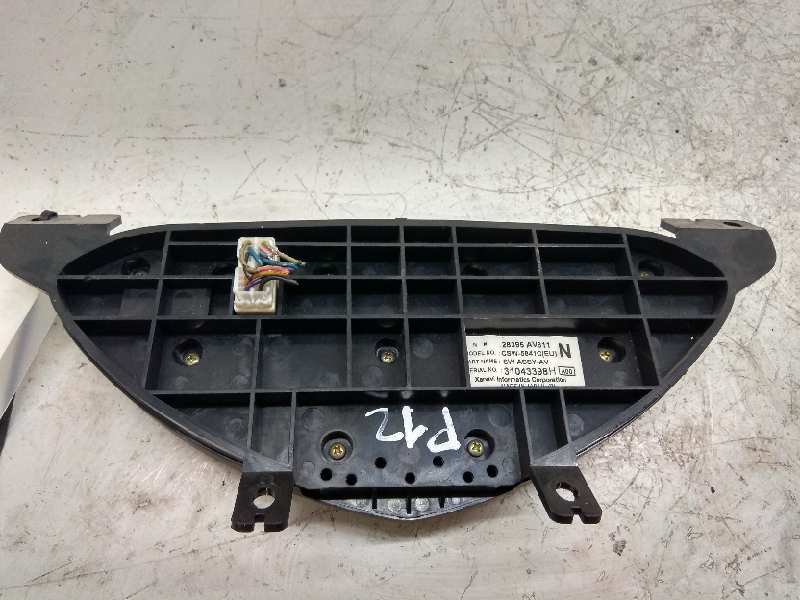 NISSAN Primera P12 (2001-2008) Klimato kontrolės (klimos) valdymas 28395AV611 18954963