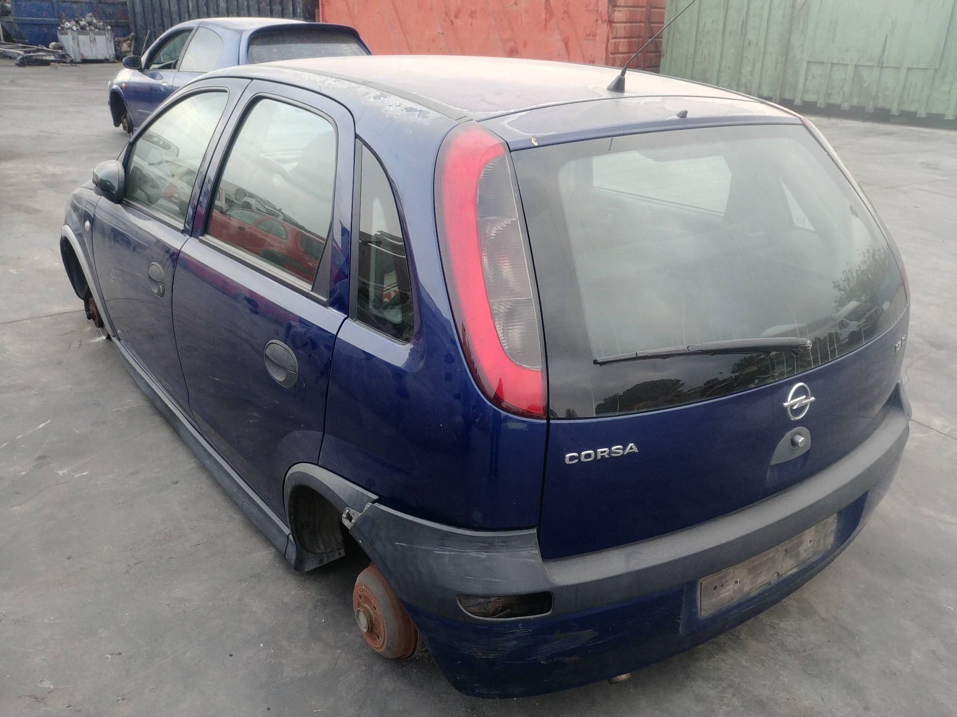 OPEL Corsa C (2000-2006) Замок задней левой двери 24414134 19113220