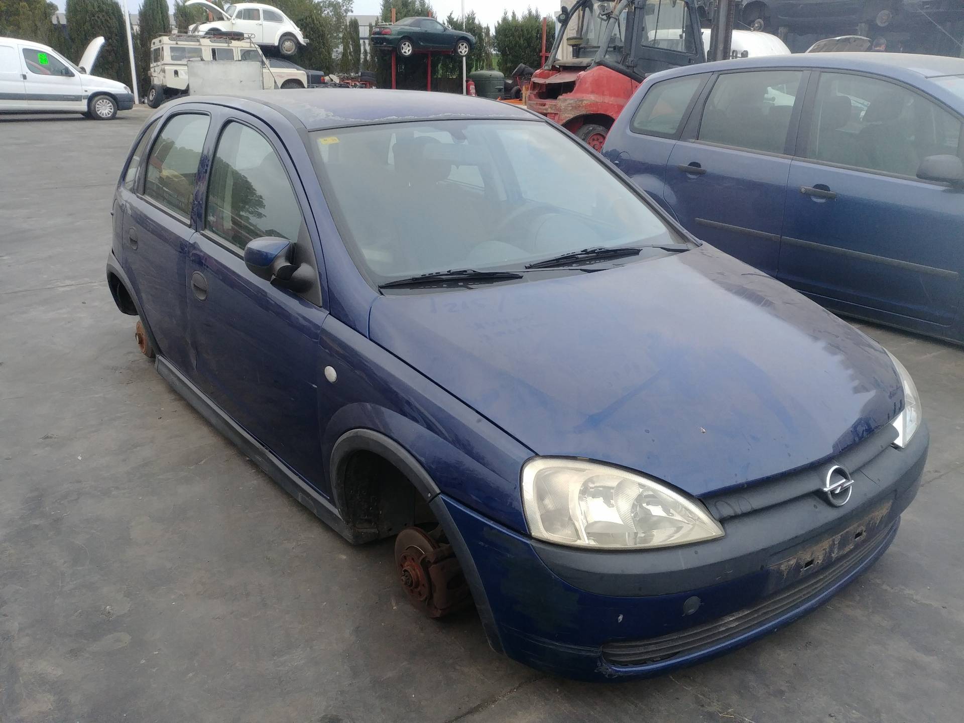 OPEL Corsa C (2000-2006) Замок задней левой двери 24414134 19113220