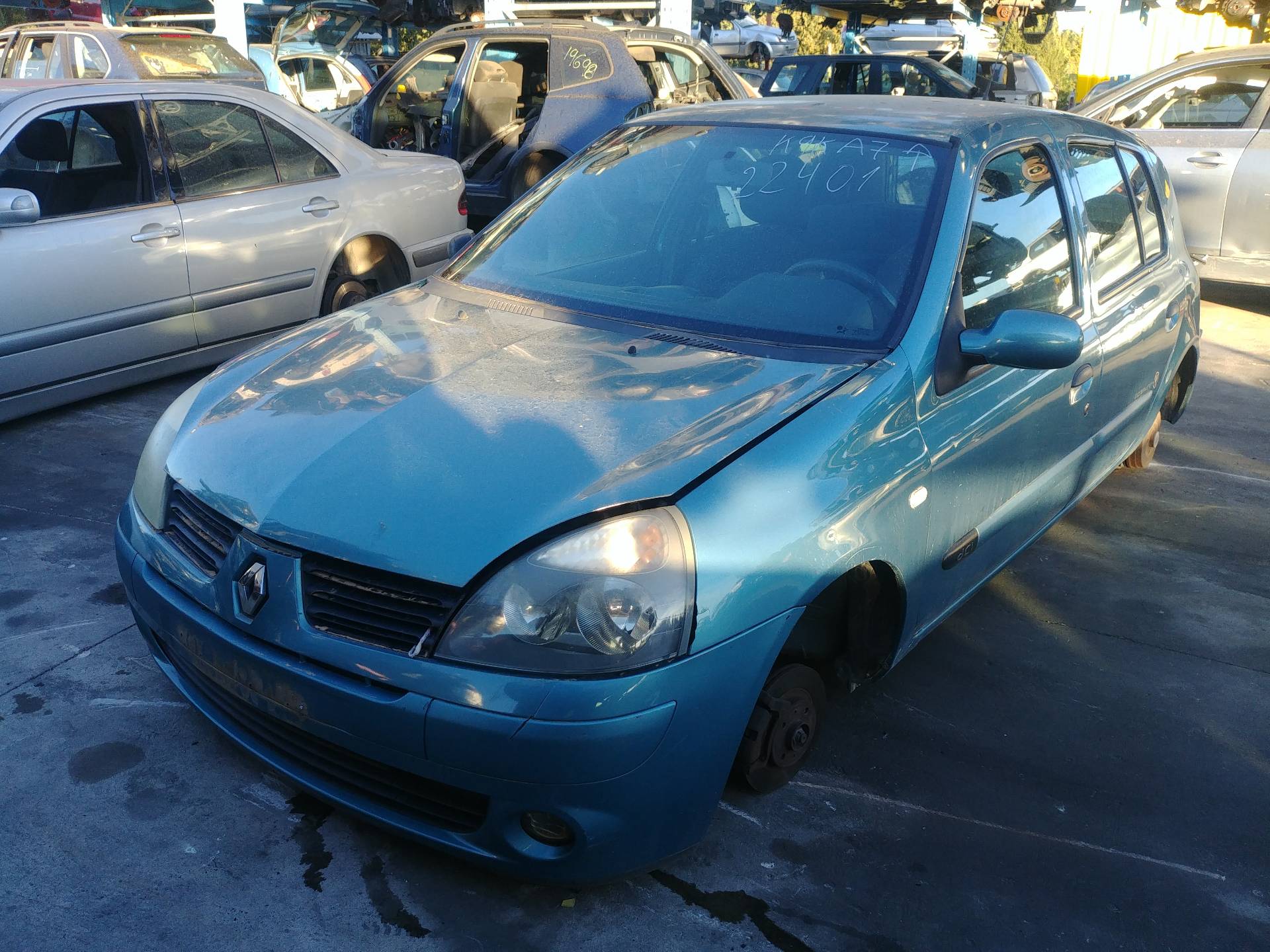 RENAULT Clio 2 generation (1998-2013) Galinis bamperis(buferis) AZULVERDOSO 19112241