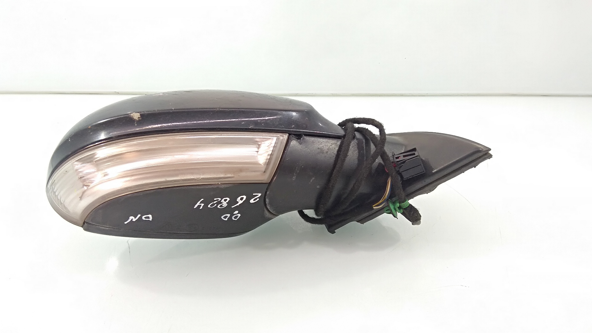 VOLKSWAGEN Passat B6 (2005-2010) Right Side Wing Mirror NEGRO, ELECTRICO6CABLES 24416607