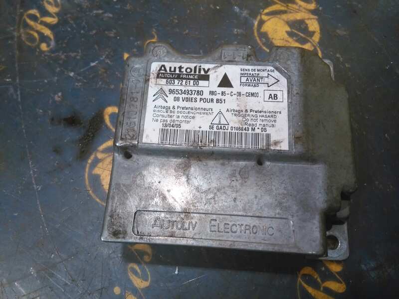 CITROËN C4 1 generation (2004-2011) SRS Control Unit 9653493780 22305780