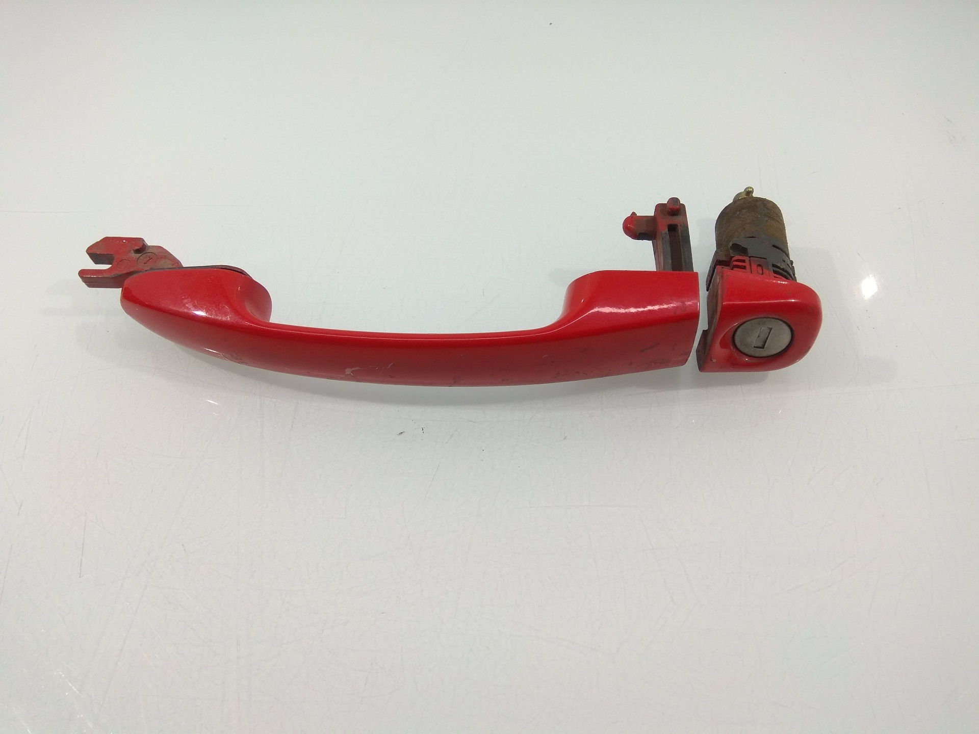 FIAT Stilo 1 generation (2001-2010) Front Left Door Exterior Handle ROJO 19185360