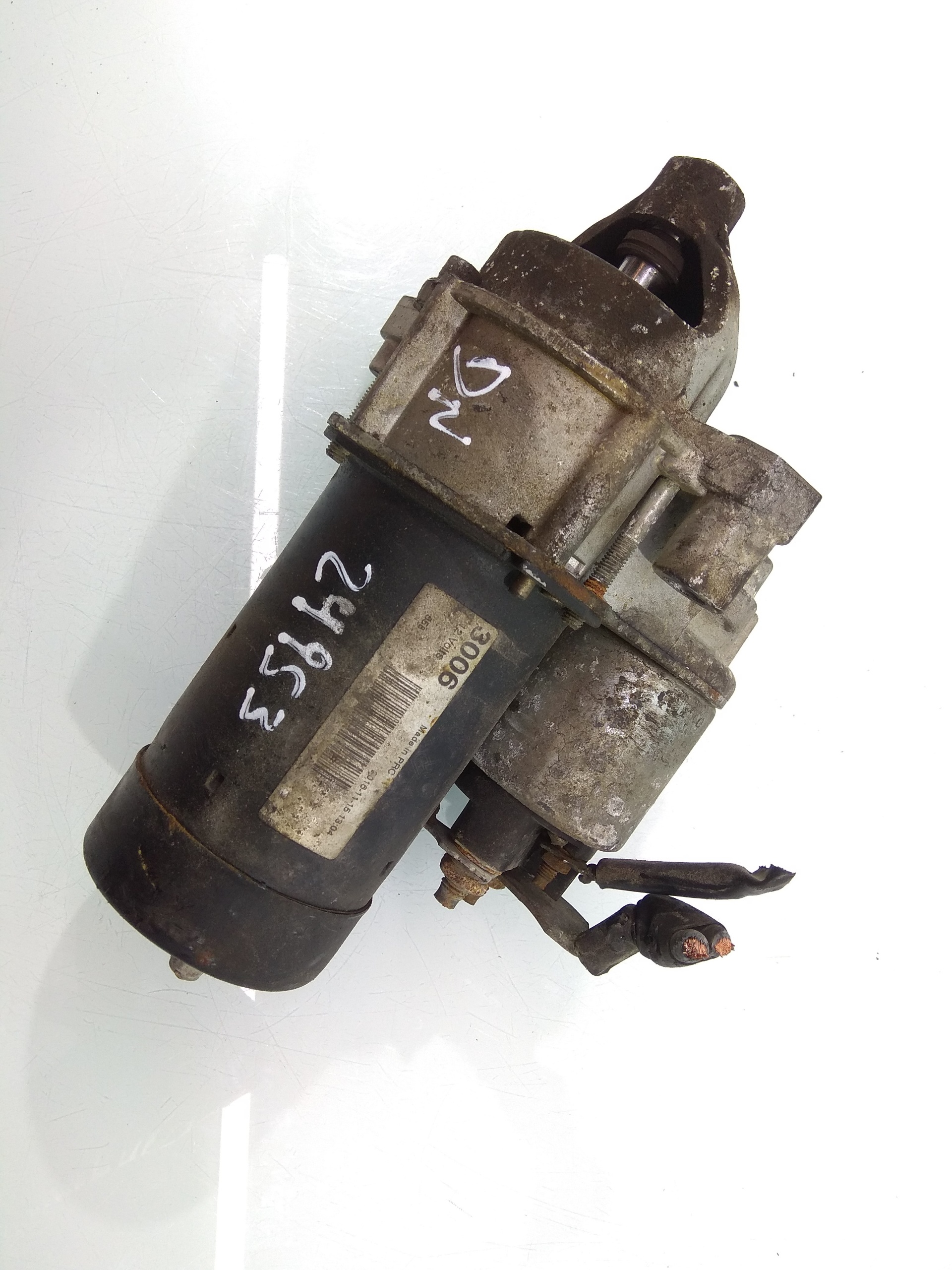 PEUGEOT 207 1 generation (2006-2009) Starter Motor 11DIENTES3OREJAS,TORNYTORN 19188421