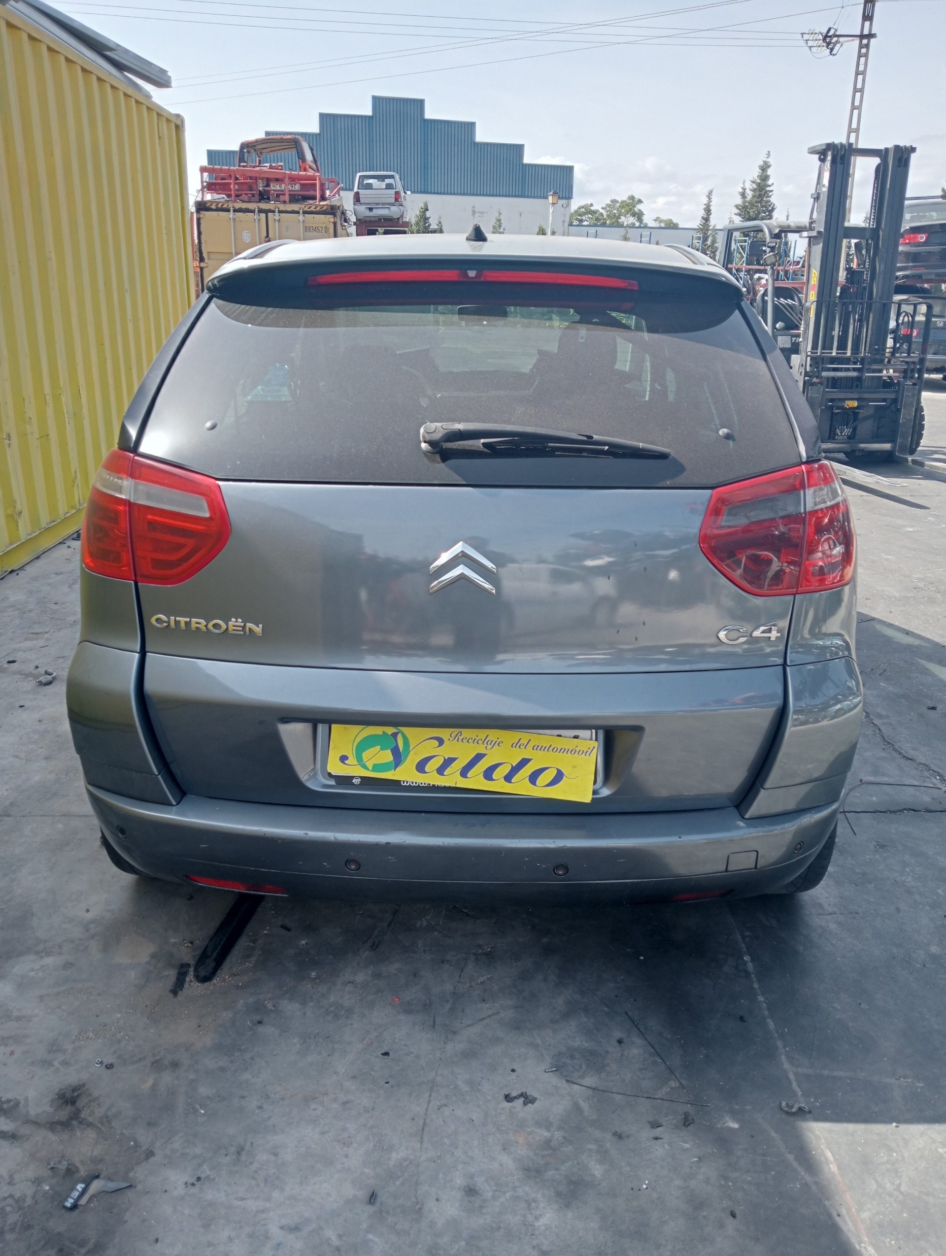 CITROËN C4 Picasso 1 generation (2006-2013) Наружная ручка задней правой двери GRIS 24408142