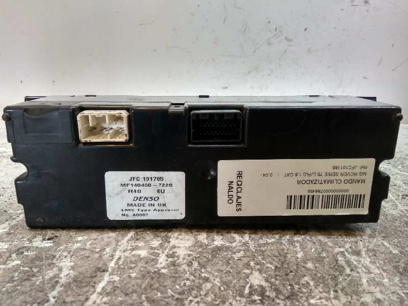 MG 75 1 generation (1999-2005) Climate  Control Unit JFC101785 18907552