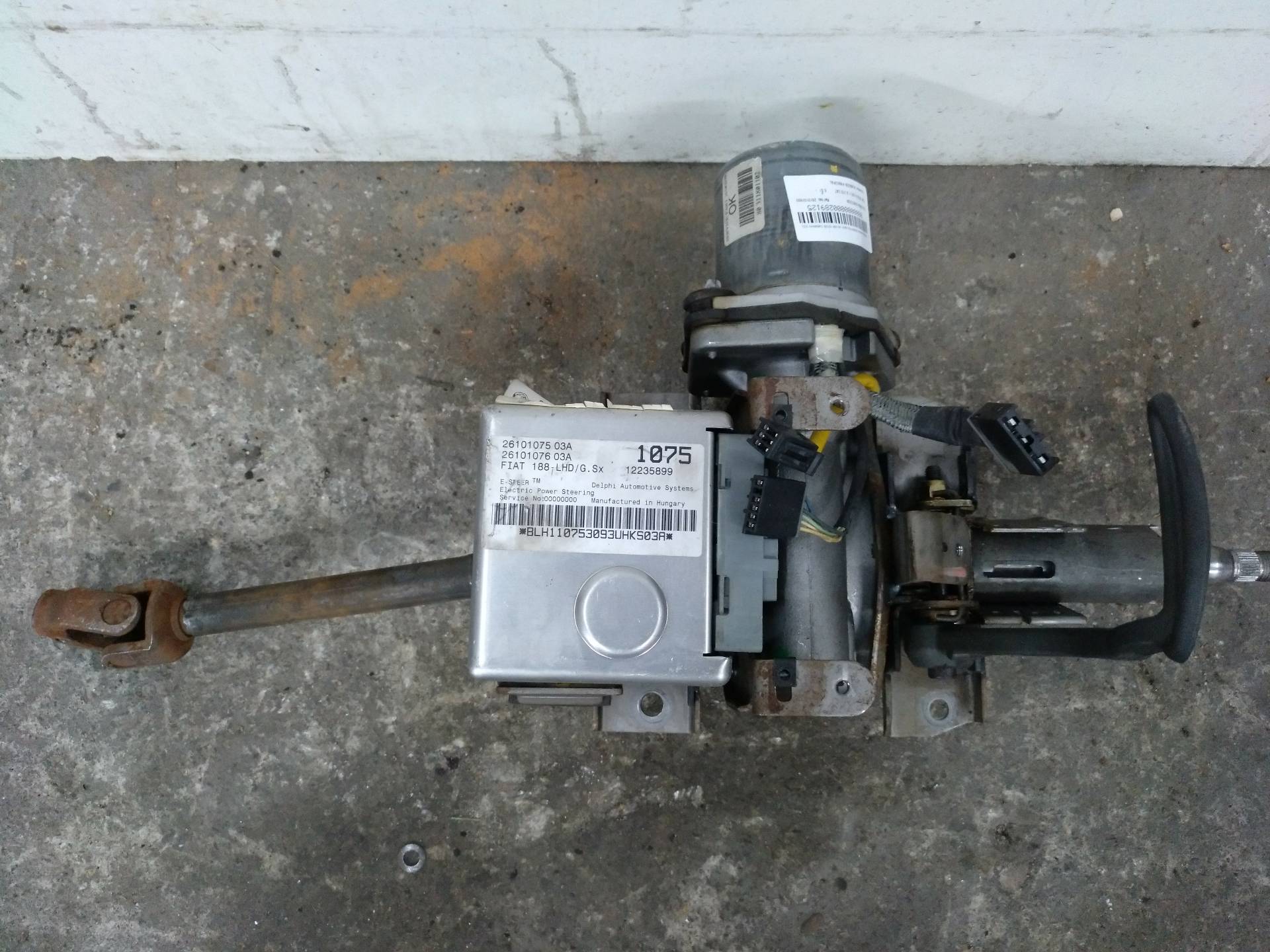 FIAT Punto 1 generation (1993-1999) Steering Column Mechanism 2610107503A 22523280