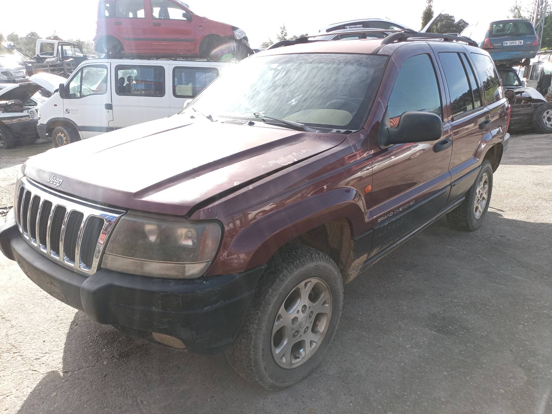 MERCEDES-BENZ Grand Cherokee 2 generation (WJ) (1999-2004) Крыло переднее левое 55136582AC 22519894