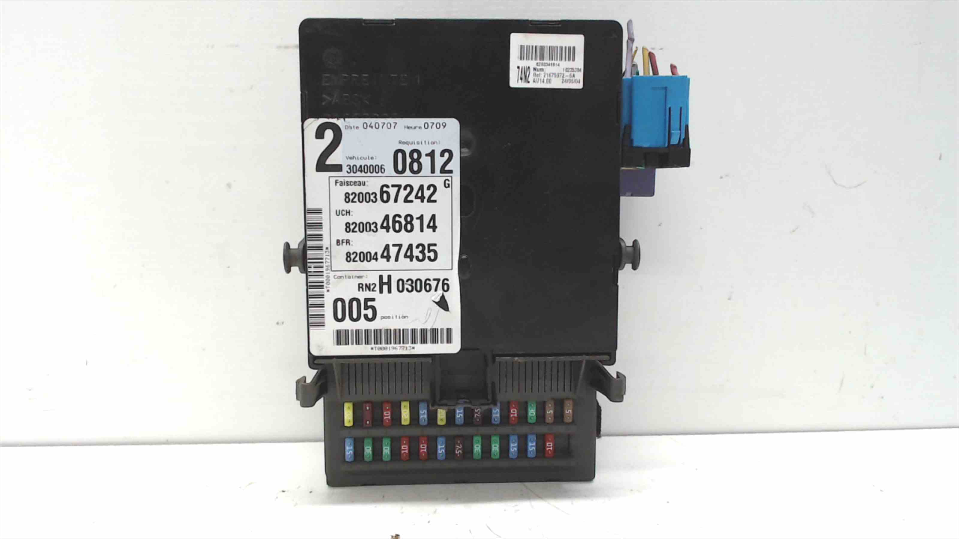 RENAULT Laguna 2 generation (2001-2007) Fuse Box 8200367242 22532552